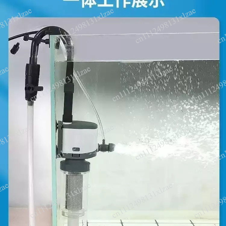 Aquarium Fish Waste Collector - 220-240V 3'ü 1 Arada Akvaryum Filtre