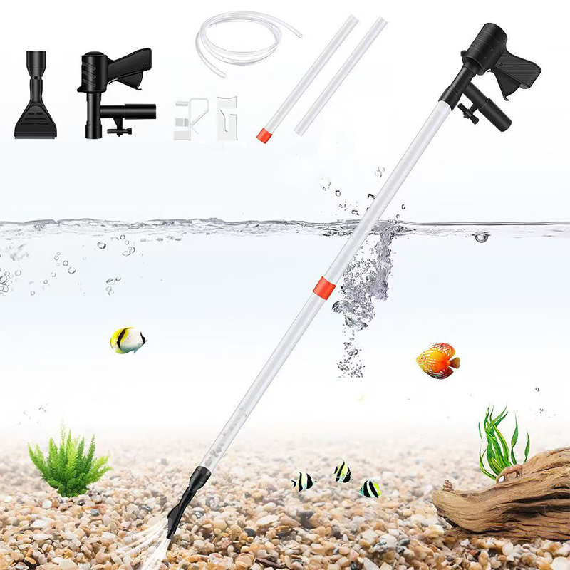 Aquarium Fish Waste Collector - Akvaryum Balık Tankı Su Değiştirme Pompası