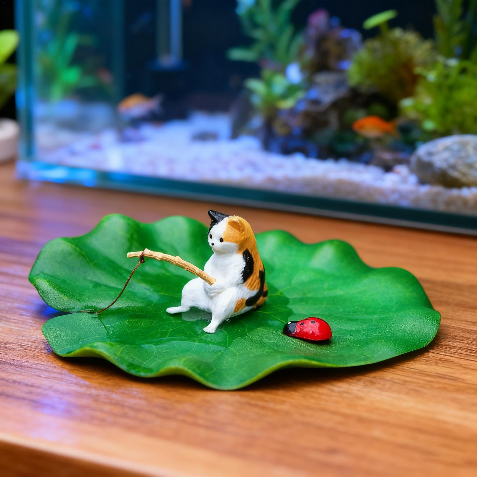 Akvaryum Dekoru Yüzen Kedi Bal - Aquarium Fish Escape incelemesi ve fiyatı