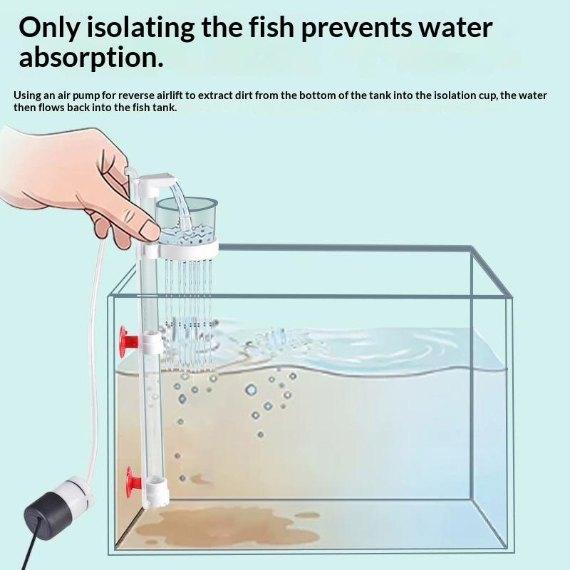 1 takım hava kaldırma balık at - Aquarium Fish Waste Collector incelemesi ve fiyatı