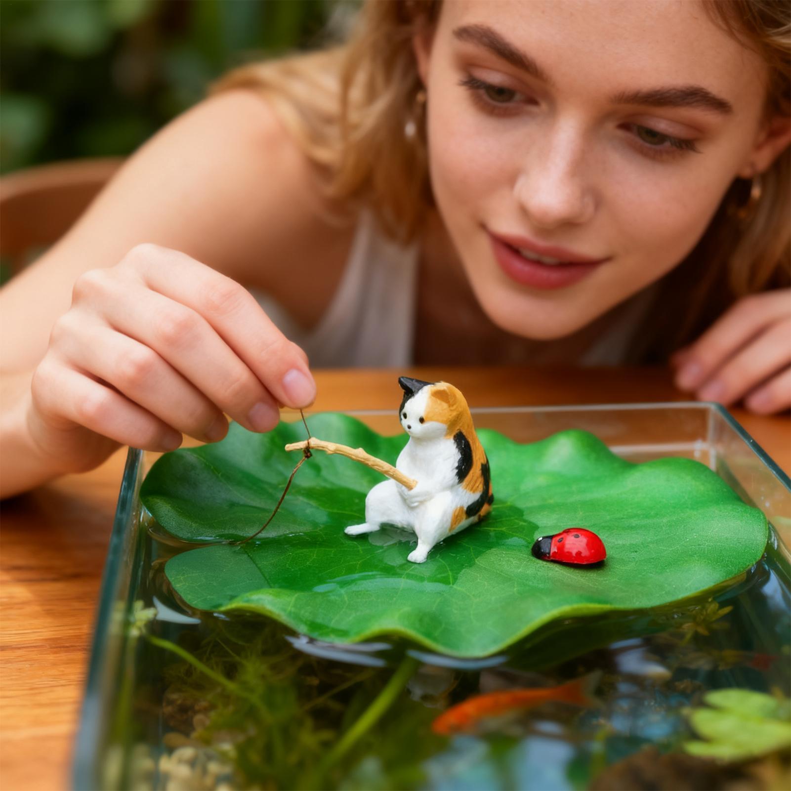 Akvaryum Dekoru Yüzen Kedi Bal - Aquarium Fish Escape incelemesi ve fiyatı