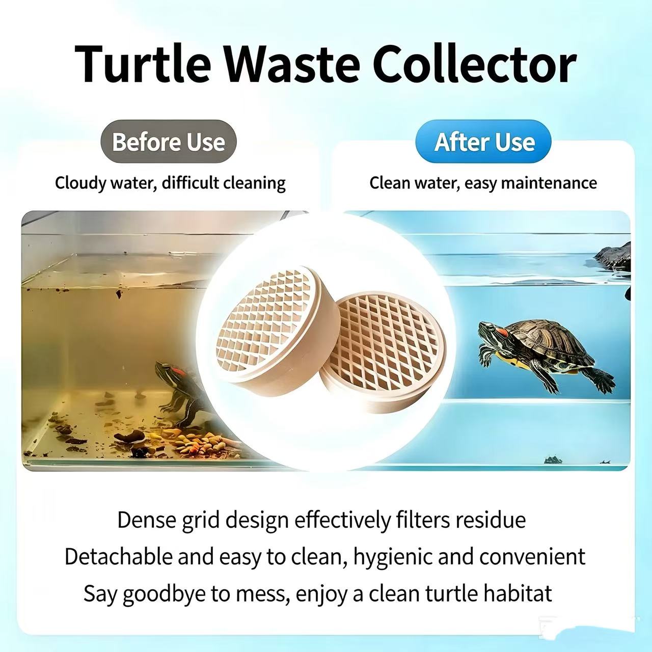 Kaplumbağa Dışkı Toplayıcı Ayr - Aquarium Fish Waste Collector incelemesi ve fiyatı