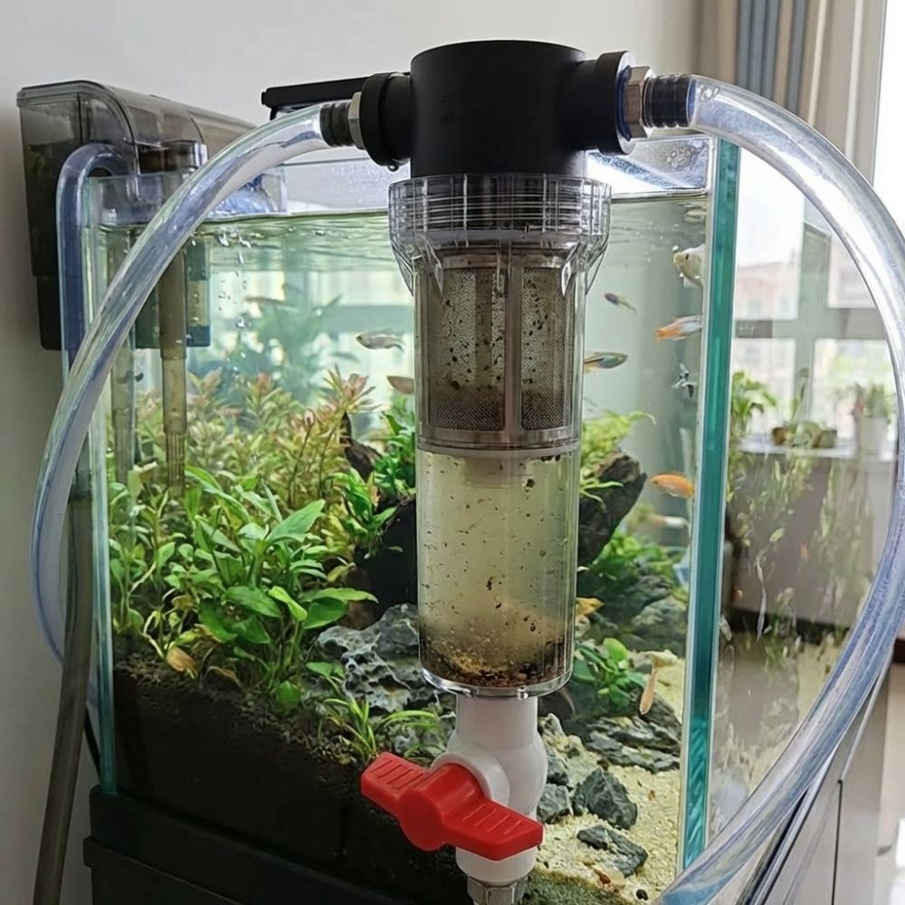 1/2 3/4 Dişi Dişli Akvaryum Dı - Aquarium Fish Waste Collector incelemesi ve fiyatı