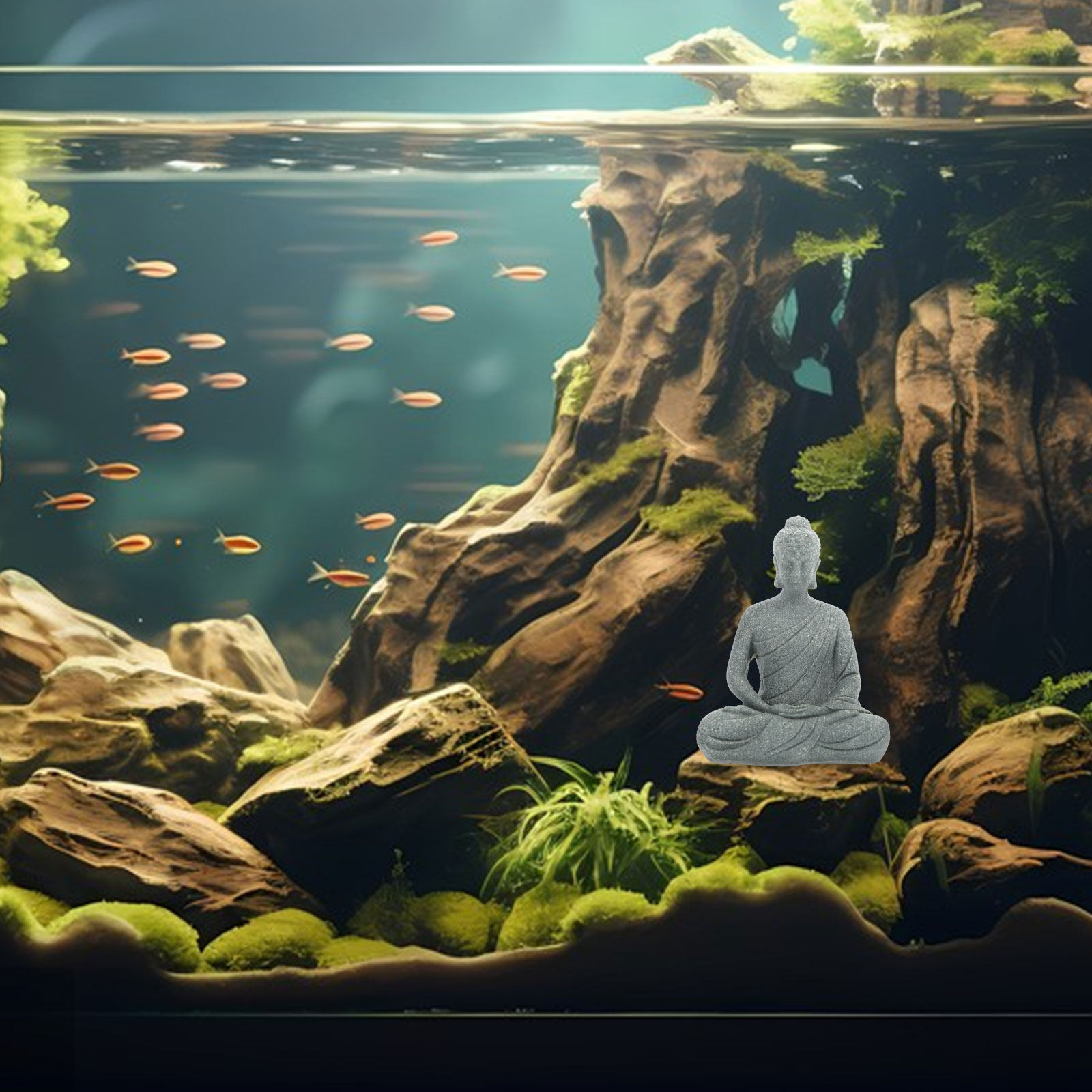 Mini Buda Heykeli Reçine Küçük - Aquarium Fish Small incelemesi ve fiyatı